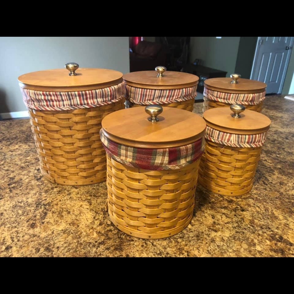 Longaberger canisters